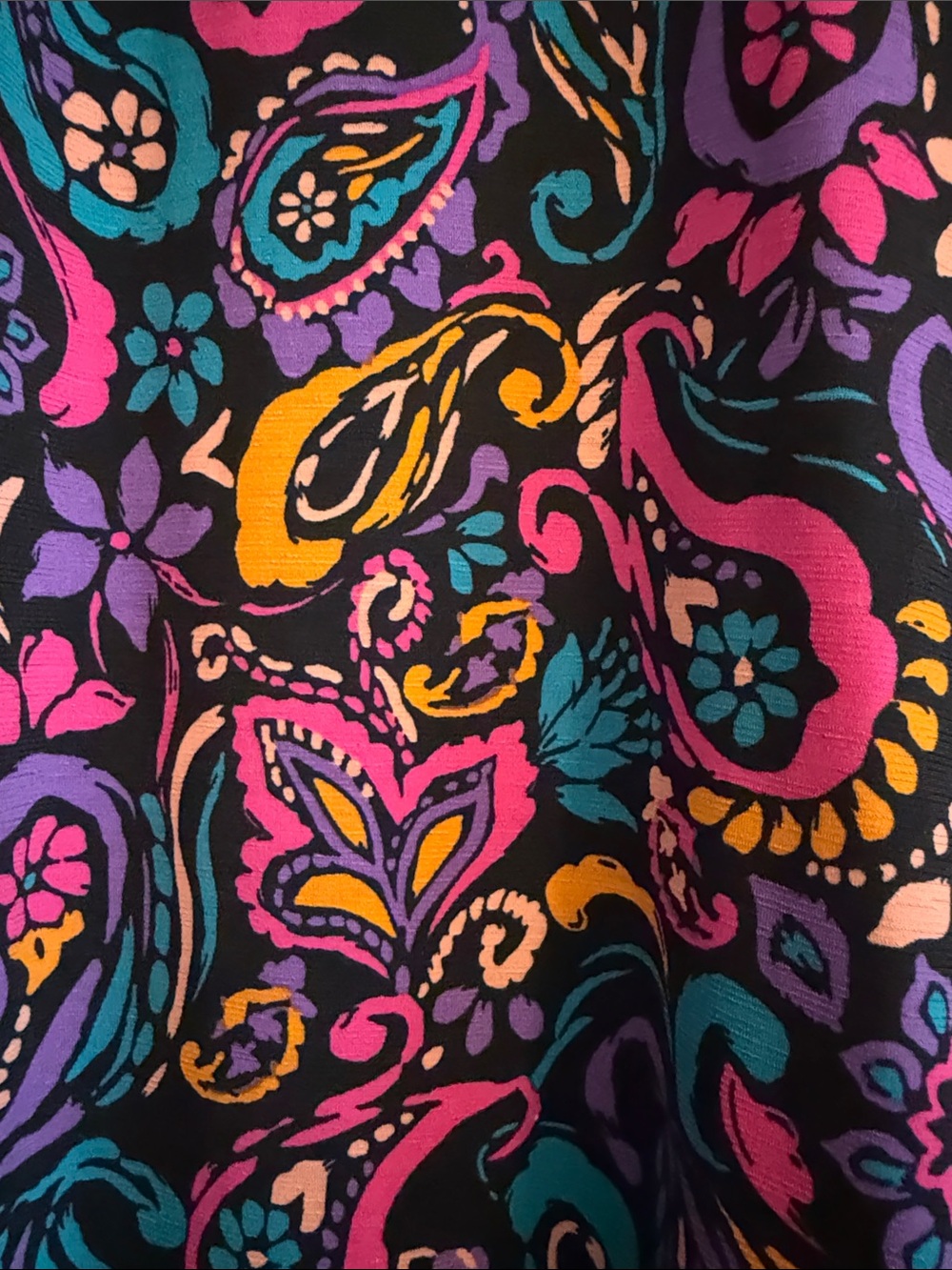 Dear Scarlett Lizzy- Paisley Print Blouse in Purple Multi - Picture 4 of 6